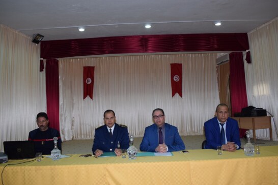 والي القصرين يشرف على جلسة اللجنة الجهوية لتفادي الكوارث  و مجابهتها و تنظيم النجدة