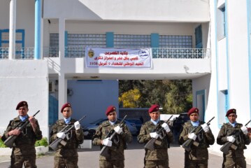 السيد والي القصرين يشرف على موكب الاحتفال الجهوي بالذكرى 80 لعيد الشهداء.