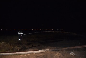 والي القصرين يعاين إنفجار أنبوب النفط الدولاب – الصخيرة